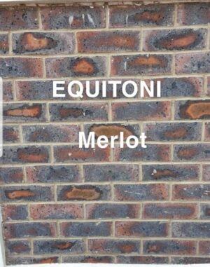 Equitoni MERLOT – 1 carton has 52 brick tiles(1 sqm)